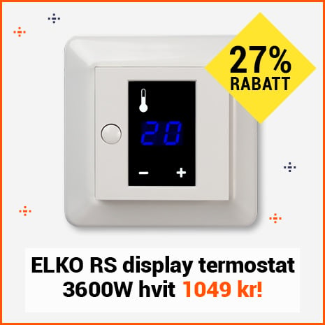 RS display termostat 3600W PH ELKO