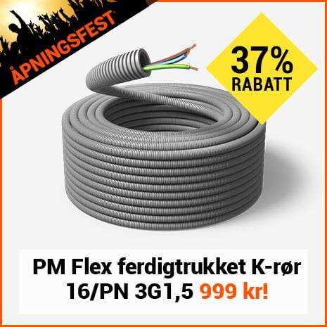 Ferdigtrukket K-rr 16/PN 3G2,5 50m PM Flex