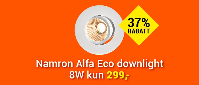 Alfa Eco downlight til 299,-