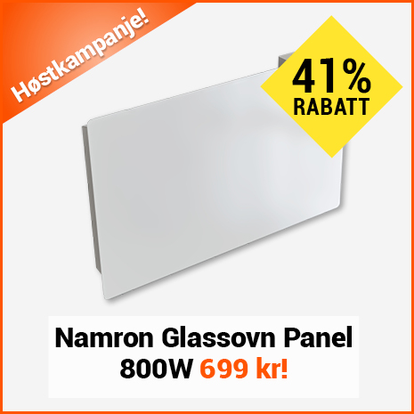 Namron Glassovn Panel 800W