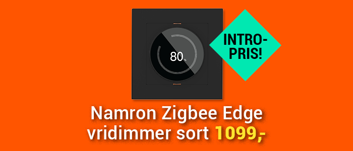 Namron Zigbee Edge Vridimmer - Sort