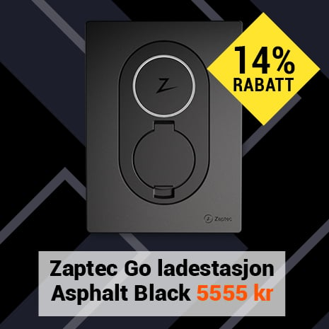 Zaptec Go Asphalt Black