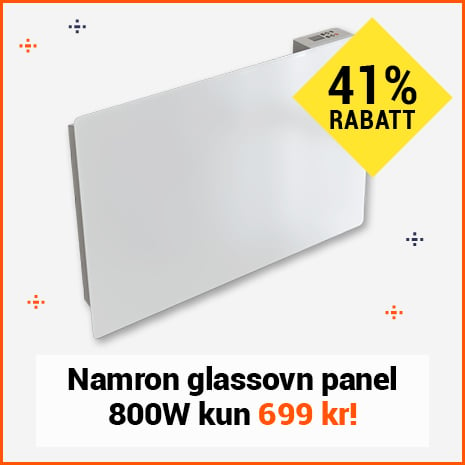 Namron Glassovn Panel 800W