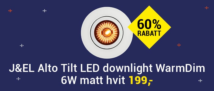 Alna Downlight CCT 6,5W matt hvit