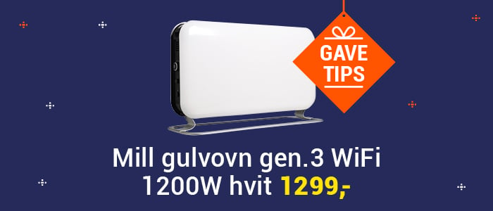 Mill Gulvovn 1200W gen.3 WiFi