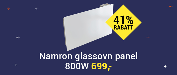 Namron Glassovn Panel 800W