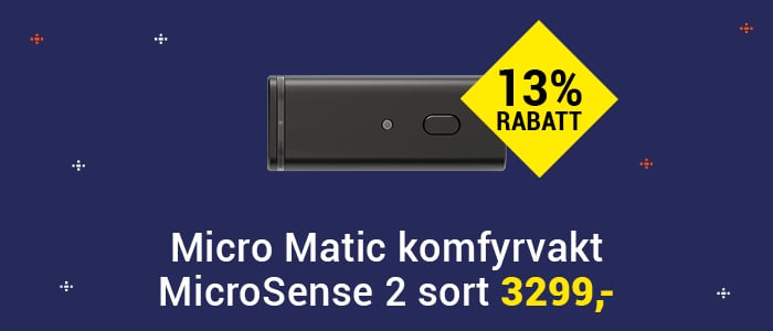 Komfyrvakt MicroSense 2 Sort