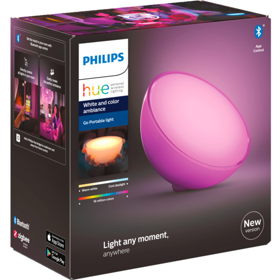 Philips Hue WCA Bærbar Go lampe 6W Hvit Elektroimportøren AS