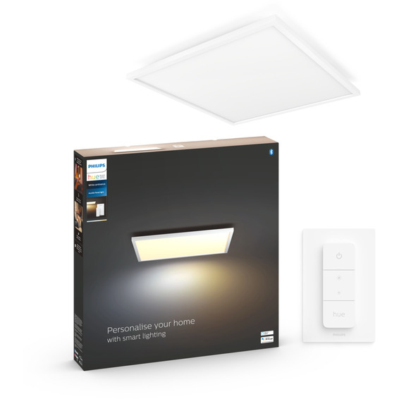 Philips Hue WA Aurelle Lyspanel Firkantet 60x60 46,5W Hvit