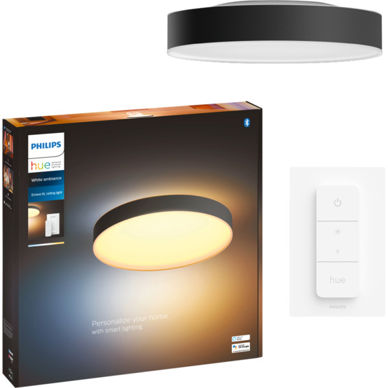 Philips Hue WA Enrave XL Taklampe Sort